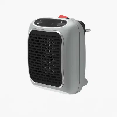 Ontel Handy Heater Turbo 800 Petit radiateur à prise murale avec thermostat réglable, programmable 12